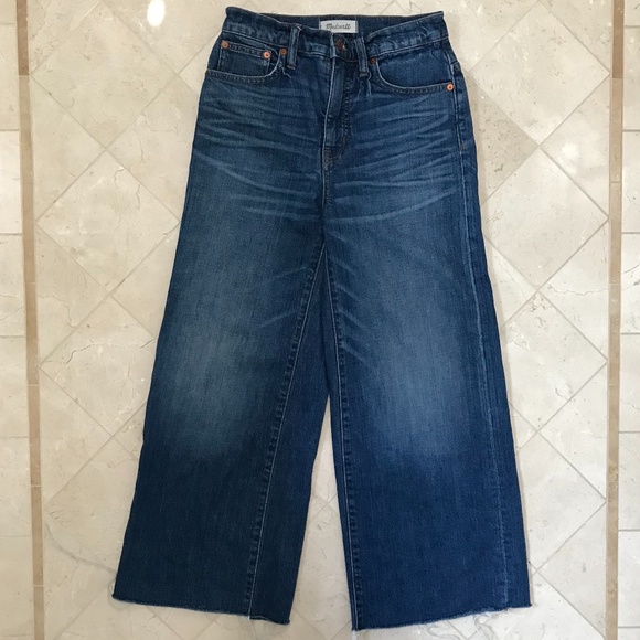 NWOT Madewell Wide Leg Crop Jeans-26 - Picture 4 of 6